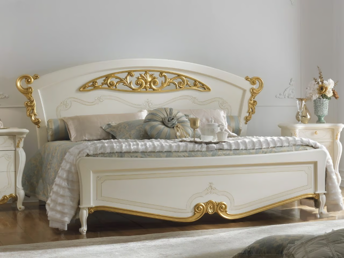 LA FENICE - Wooden double bed _ CASA +39